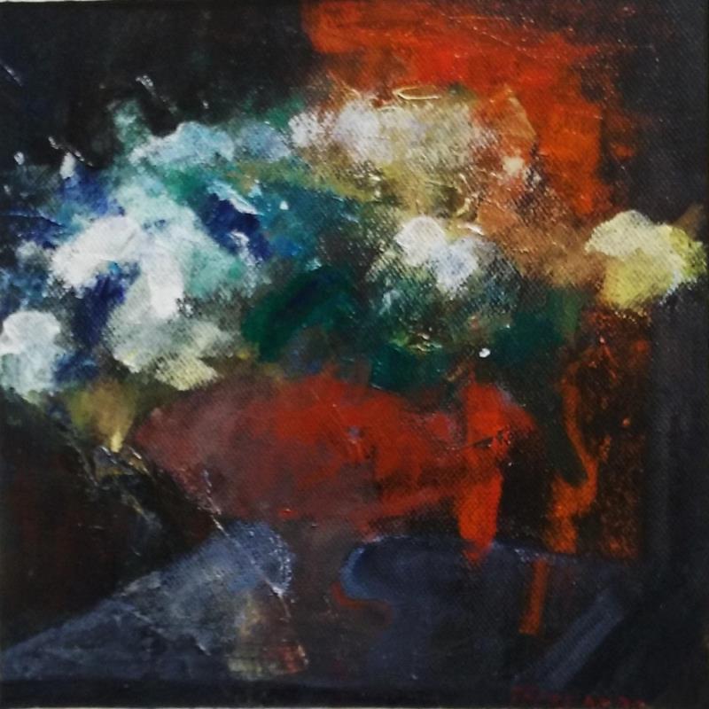 Pintura Le vase por Fernando | Pintura Figurativo Naturalezas muertas Aceite