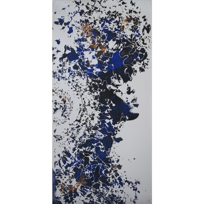 Pintura Crepuscule por Louafi Valentine | Pintura Figurativo Retrato