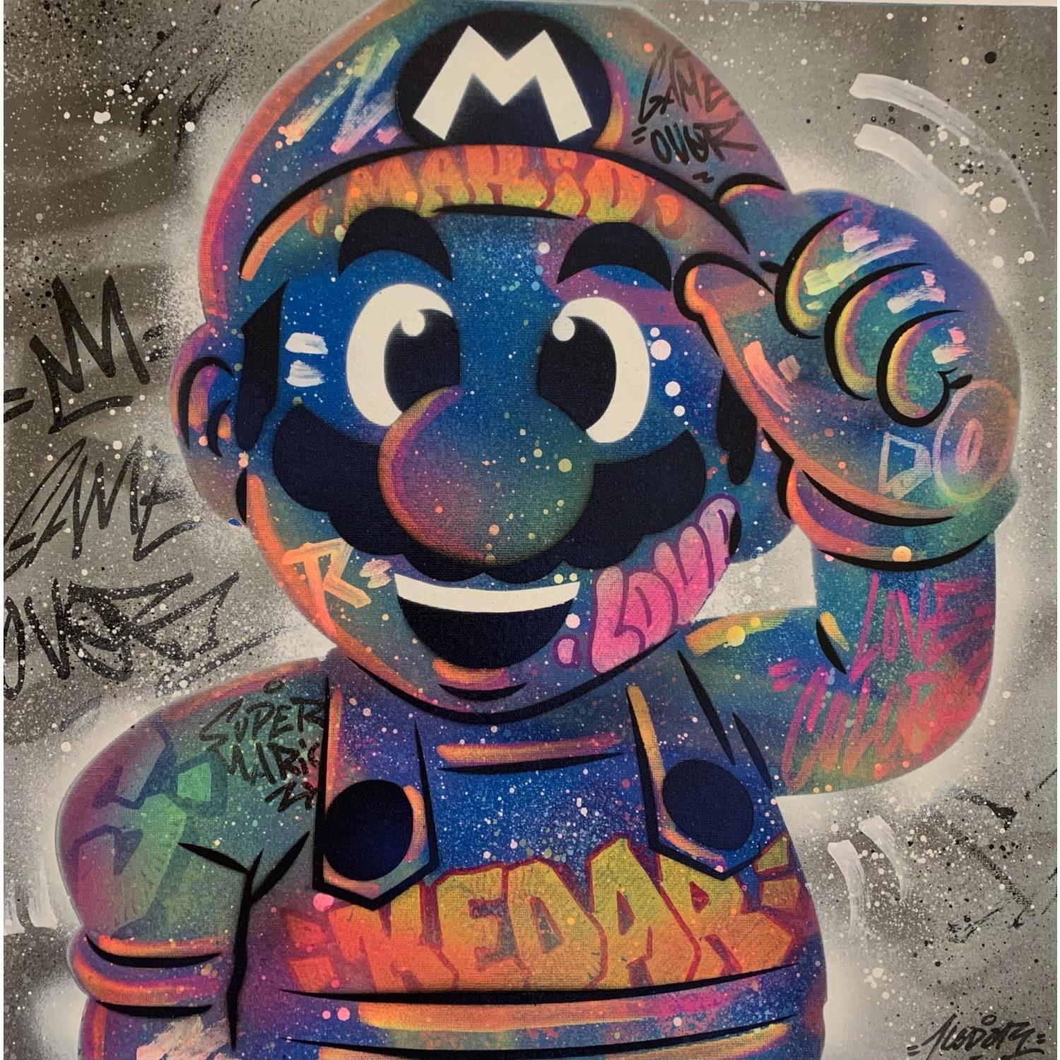 ▷ Painting Mario Colors by Lemoine Mael | Carré d'artistes