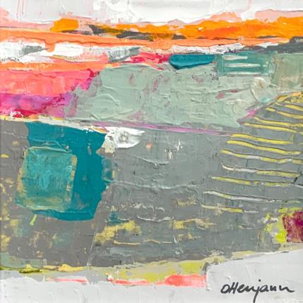 Painting Dreamland by Ottenjann Andrea | Painting Abstract Acrylic Landscapes