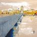 Peinture Pont des Arts par Raffin Christian | Tableau Figuratif Urbain Huile
