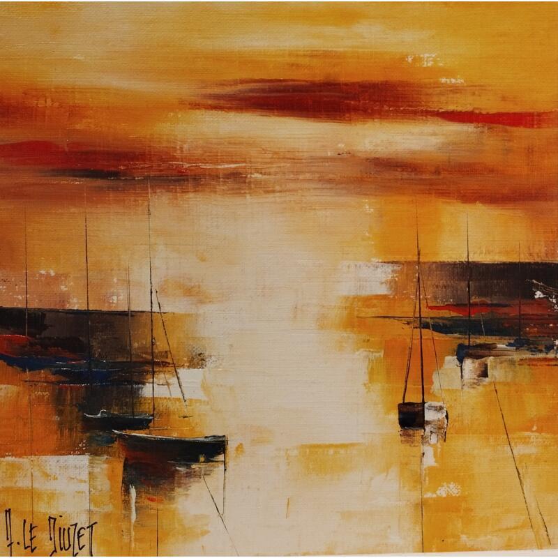 Painting Marine nov 39 by Le Diuzet Albert | Painting Figurative Oil