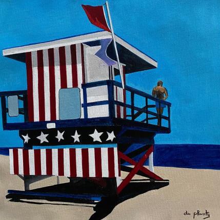 Pintura Les étoiles por Du Planty Anne | Pintura Figurativo Acrílico Arquitectura, Marine