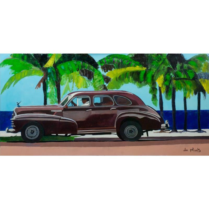 Peinture La Havane Brune par Du Planty Anne | Tableau Figuratif Scènes de vie Huile