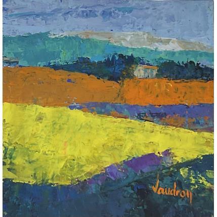 Peinture Vers Goult au printemps par Vaudron | Tableau Figuratif