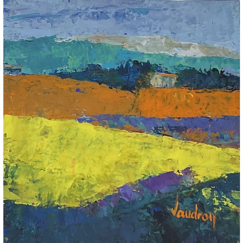 Peinture Vers Goult au printemps par Vaudron | Tableau Figuratif