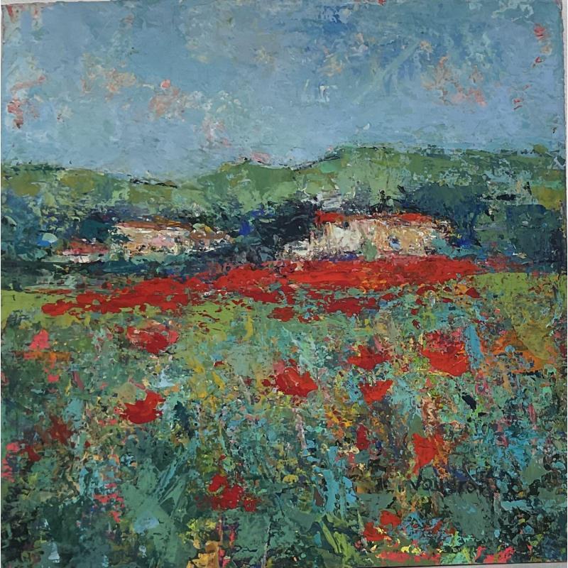 Painting La ferme du Lehault à Lauris by Vaudron | Painting Figurative