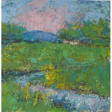 Peinture Le ruisseau à cadenet par Vaudron | Tableau Figuratif