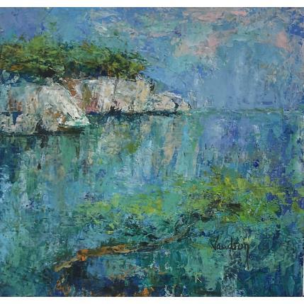 Peinture La calanque de Sormiou par Vaudron | Tableau Figuratif