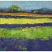 Peinture Les lavandes à Sault par Vaudron | Tableau Figuratif