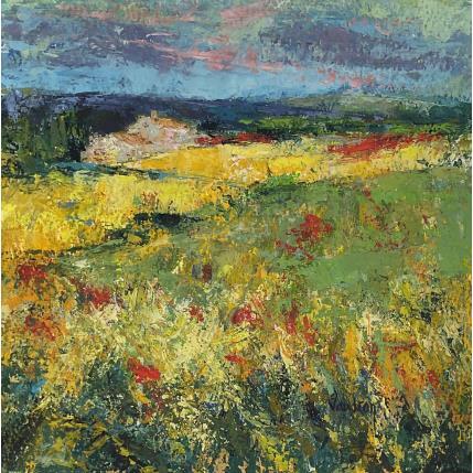 Peinture Le mas du Meou à Lauris par Vaudron | Tableau Figuratif