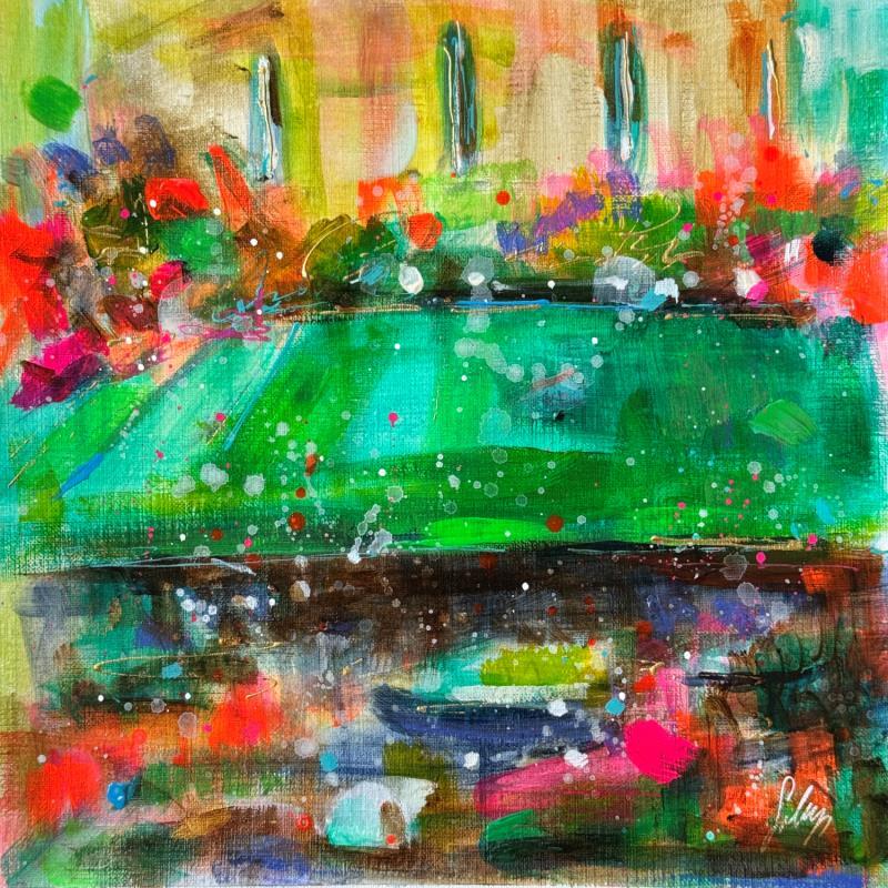 Peinture Café Philippe Auguste par Solveiga | Tableau Acrylique