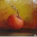 Painting Peach by Vinnie | Painting Figurative Still-life Oil