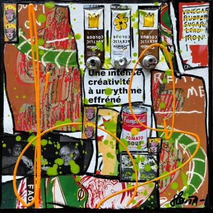 Painting Basquiat x Warhol by Costa Sophie | Painting
