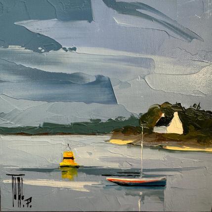 Painting La bouée jaune by Tual Pierrick | Painting  Pop icons