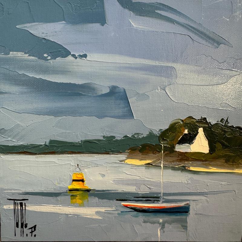 Pintura La bouée jaune por Tual Pierrick | Pintura
