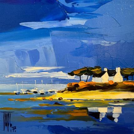 Painting Maisons côtières by Tual Pierrick | Painting  Pop icons