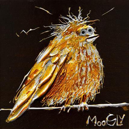 Painting COURBOUILLUS by Moogly | Painting Raw art Acrylic, Cardboard, Pigments, Resin Animals, Pop icons