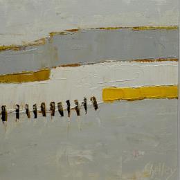 Painting Sérénade  by Shelley | Painting Abstract Oil Pop icons