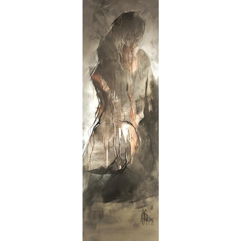 Painting Lignes de vie  by Chaperon Martine | Painting Figurative Acrylic Nude