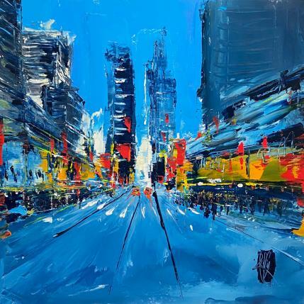 Painting New York by Raffin Christian | Painting Figurative Oil Urban