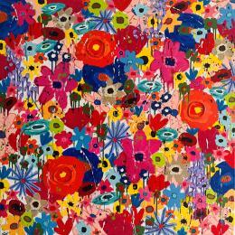 Peinture SUMMER par Mam | Tableau Pop-art Acrylique Nature, Natures mortes, Paysages