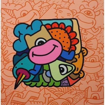 Peinture Lithium Three par Hank China | Tableau Pop-art Acrylique, Posca Icones Pop