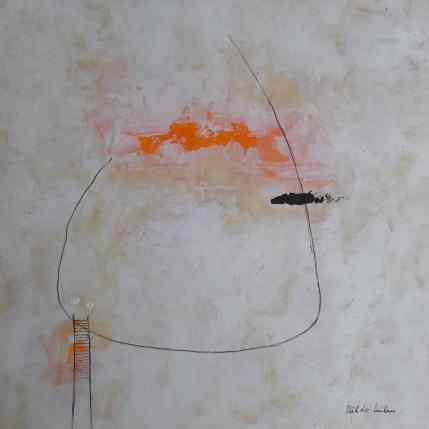 Peinture abstract white B 87 par Wilms Hilde | Tableau Abstrait Acrylique, Collage