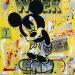 Peinture Mickey RRRR  par Kikayou | Tableau Pop-art Icones Pop Graffiti Acrylique Collage