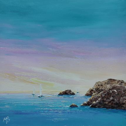 Painting Après les rochers... by Blandin Magali | Painting Figurative Oil Landscapes, Pop icons