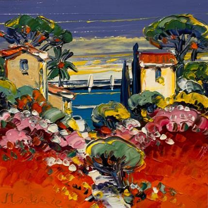 Peinture Le coup de cœur  par Corbière Liisa | Tableau Figuratif Huile Paysages