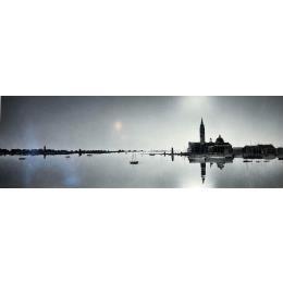 Painting San Giorggio by Rey Julien | Painting Figurative Gold leaf