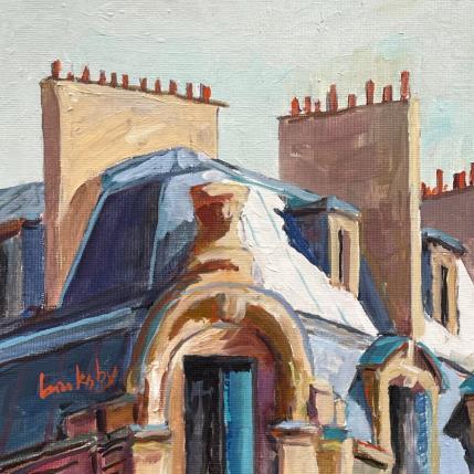 Peinture Tin Reflections par Brooksby | Tableau Figuratif Huile Architecture