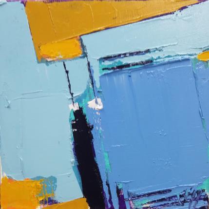 Painting le grand bain by L'huillier Françis | Painting Abstract Oil Landscapes, Pop icons