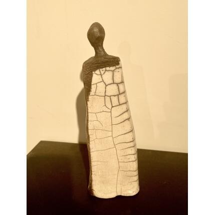 Sculpture Statue raku par Escoffier Odile | Sculpture