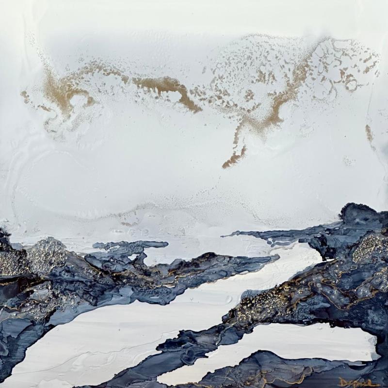 Painting 1247 Poésie minérale by Depaire Silvia | Painting Abstract Landscapes Minimalist Acrylic