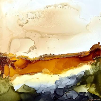 Peinture 1755 Poésie des dunes par Depaire Silvia | Tableau Abstrait Acrylique Minimaliste