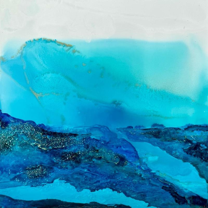 Painting 1161 Poésie marine by Depaire Silvia | Painting Abstract Marine Minimalist Acrylic