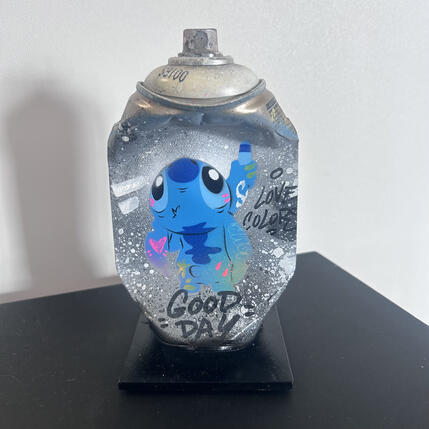 Sculpture Stitch Colors  by Lemoine Mael | Sculpture Pop-art Acrylic, Graffiti Pop icons