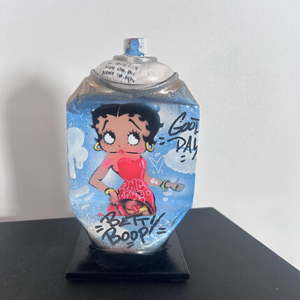 Skulptur Sexy Betty von Lemoine Mael | Skulptur Pop-Art Acryl, Graffiti Pop-Ikonen