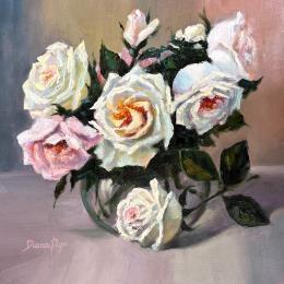 Peinture Freshness in My Room par Pigni Diana | Tableau Figuratif Huile Natures mortes