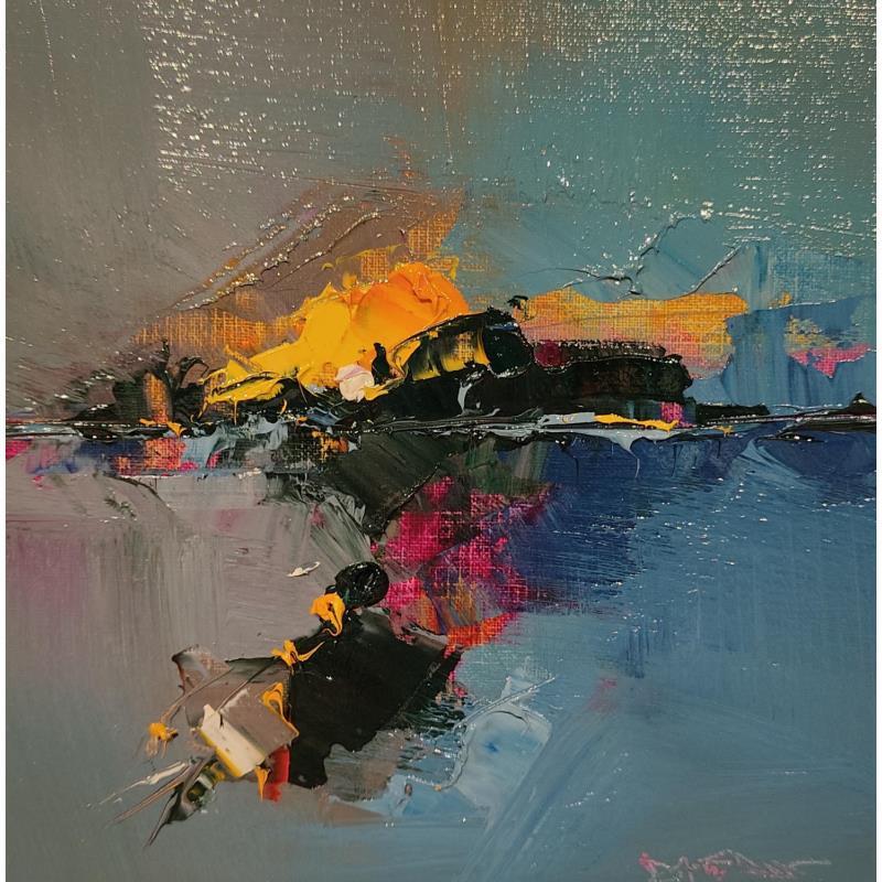 Peinture 3-Abstrait par Castan Daniel | Tableau Figuratif Paysages Huile