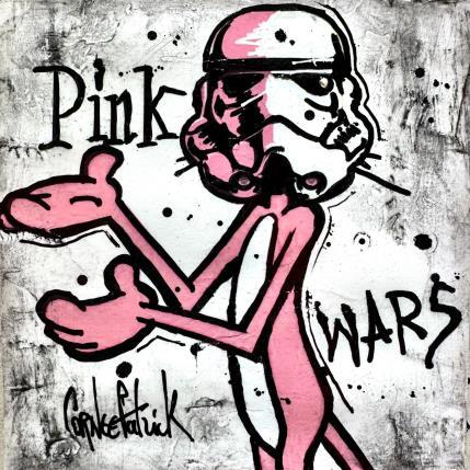 Peinture La panthère rose, Pink wars par Cornée Patrick | Tableau Pop-art Graffiti, Huile Cinéma, Icones Pop