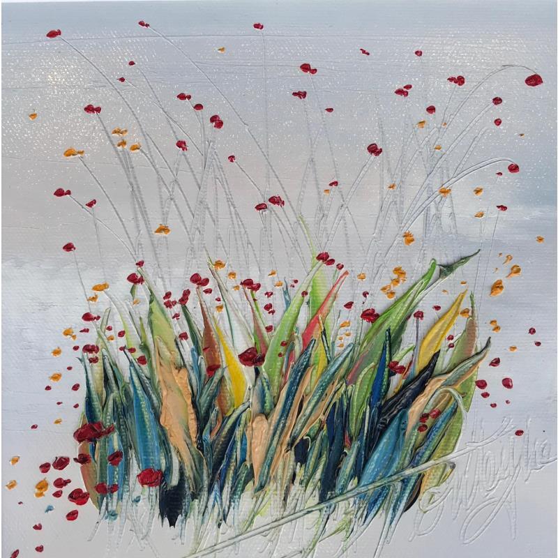 Painting Hautes herbes by Fonteyne David | Painting Figurative Nature Acrylic