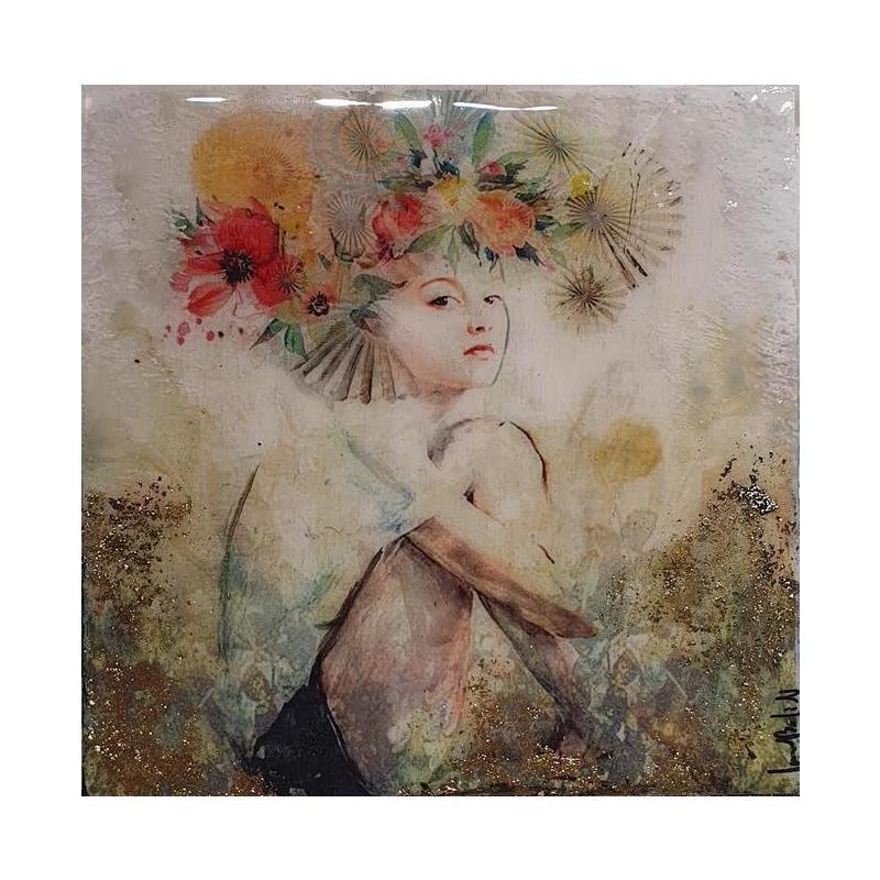 Gemälde Larme sentada von Bofill Laura | Gemälde Figurativ Porträt Acryl Harz