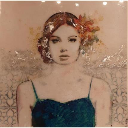 Painting Gloria III by Bofill Laura | Painting Figurative Acrylic, Resin Portrait