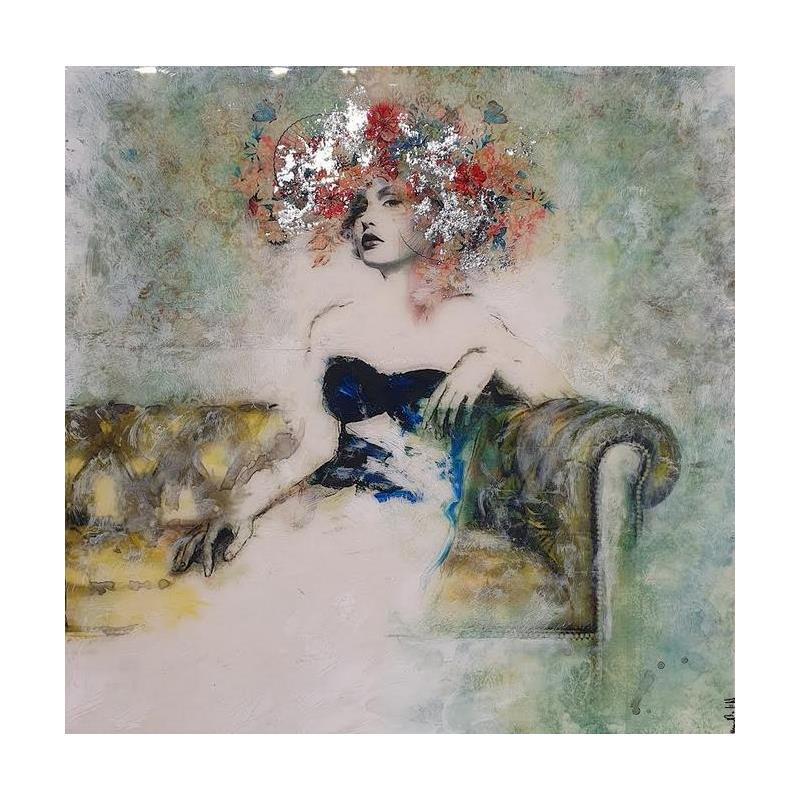 Painting Alma sentada by Bofill Laura | Painting Figurative Portrait Acrylic Resin