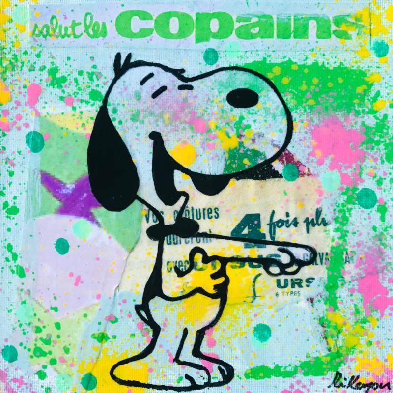 Painting Snoopy mdr by Kikayou | Painting Pop-art Pop icons Graffiti