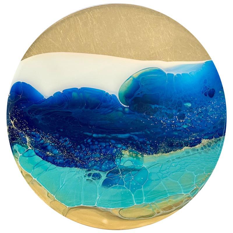 Gemälde 1306 Profondeur marine von Depaire Silvia | Gemälde Abstrakt Acryl