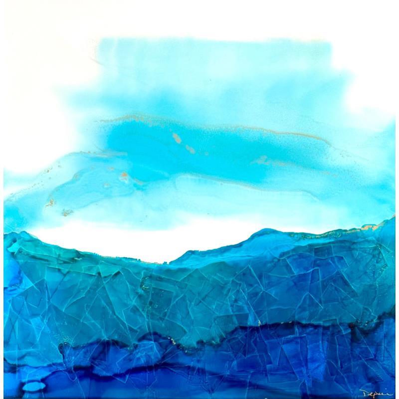 Peinture 1639 Poésie Marine par Depaire Silvia | Tableau Abstrait Acrylique